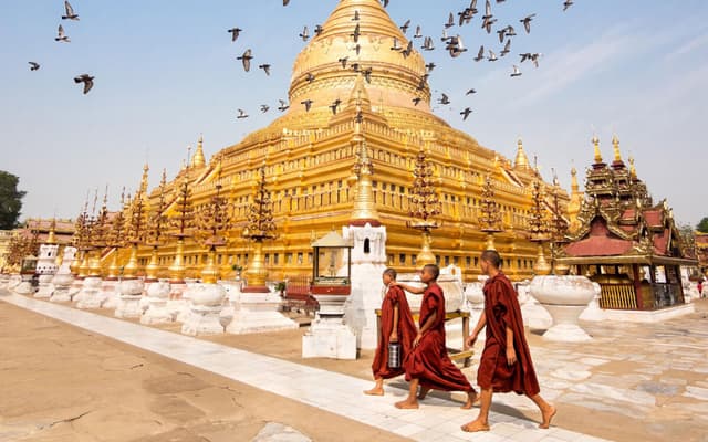 Day 1: Arrival in Yangon – Colonial Charm & Sunset at Shwedagon Pagoda